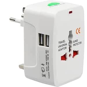 Satnam Communication - Universal Travel Adaptor A Female Charger Port ...