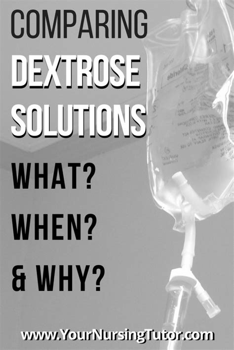 Image result for How to Use Dextrose