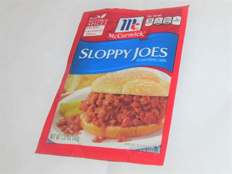McCormick Sloppy Joes Seasoning Mix - National Sloppy Joe Day 2024