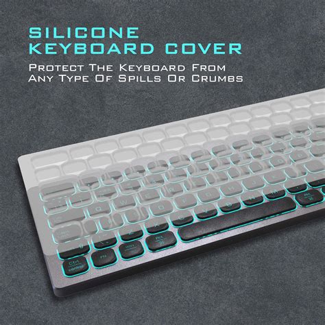Buy POWZAN Aluminum Quiet Wired Keyboard Backlit- Slim Chiclet Keyboard ...