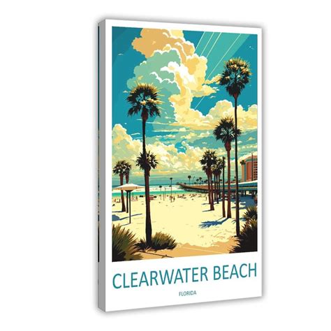 Clearwater Beach Day Poster
