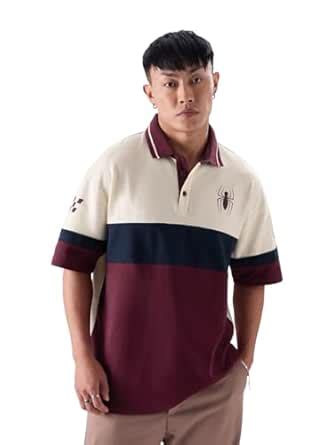 Buy The Souled Store Spider-Man: Spider Sense Oversized Polos ...
