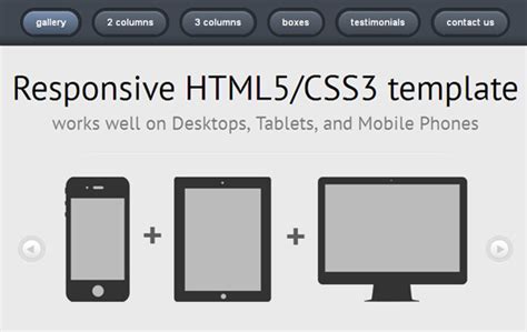 Collection Of Free Responsive HTML & CSS Website Templates - iDevie