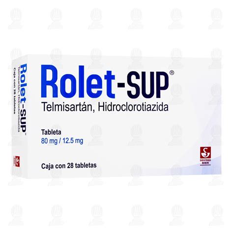 Rolet Sup 80mg/12.5 mg, 28 Tabletas.