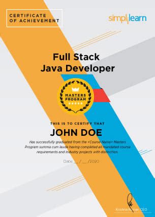 Mean Full Stack Developer Course Online in Chennai - Simplilearn