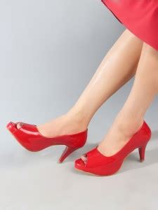 KILLER Synthetic Upper Open Toe Stylish Women Pointed Women Heels - Buy ...