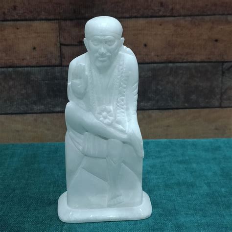 Buy Ajmer Crafts Italian Marble Sai Baba Statue Online at Low Prices in ...