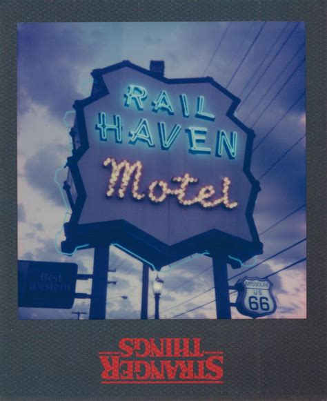Rail Haven Motel on expired Stranger Things film : r/Polaroid