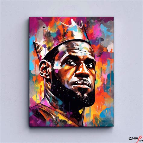 Картина Lebron James Graffiti Art №2