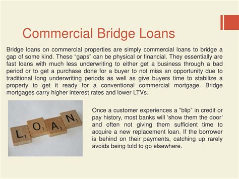 PPT - Commercial Bridge Loan PowerPoint Presentation, free download ...