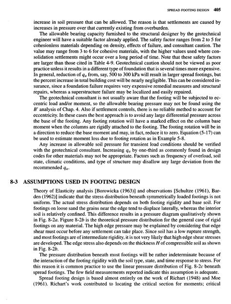 Image result for Spread Footing Design Example