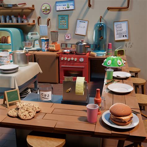 Busy Kitchen Cartoon 的图像结果