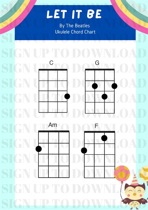 Image result for Let It Be Ukulele Tutorial