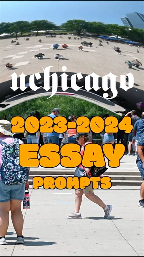 UChicago Admissions | Introducing the 2023-2024 essay prompts! Every ...