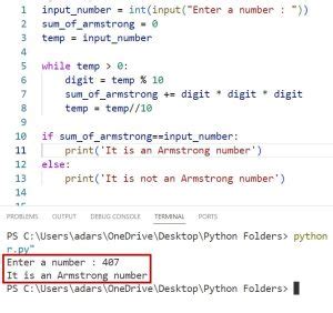 Image result for Write a Python Program to Check Armstrong Number