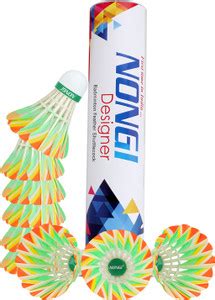 Nongi Designer D1 cork for Indoor, Outdoor Badminton Sports Feather ...