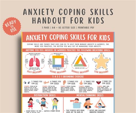 Coping Skills For Anxiety Handout 8 Coping Skills Worksheets For