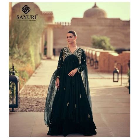 Sayuri Maskara Silk Embroidered Ready Made Gown Collection