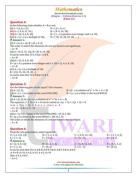 Image result for Alex Maths Class 11th Exercise 1.2 Question 2