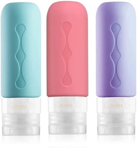ZEXREL Travel Refillable Bottle (Pack of 3, Multi) Easy to Carry ...