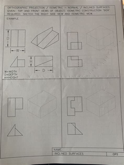 Orthographic Drawing Examples 的图像结果