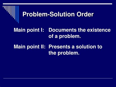Image result for Problem-Solution Order