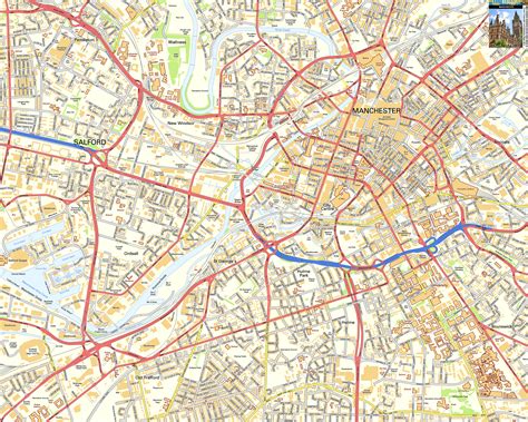 Manchester Uk Map