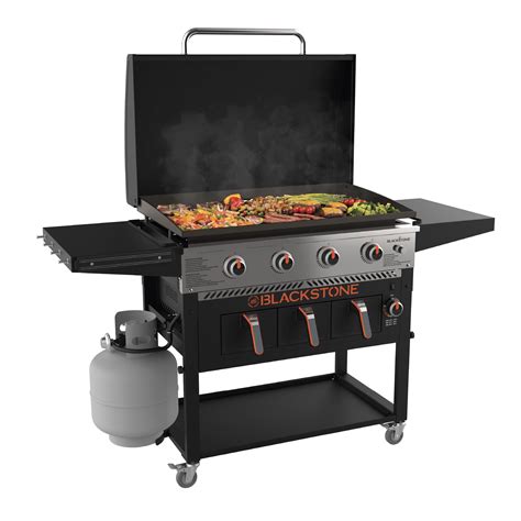 Blackstone 4-Burner 36″ Propane Griddle with Air Fryer and Hood ...