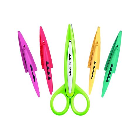 Maped Craft Scissors Set with 5 Interchangeable Decorative Blades ...