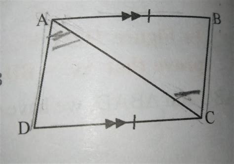 In Figure 8, AB || DC and AB = DC. Prove that ∆ ACD ~= ∆ CAB. ii Which ...
