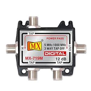 MX 3 Way Digital Approved Tap Off Splitter Media Streaming Device ...