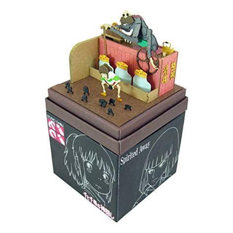 Studio Ghibli Mini Spirited Away Kamajii And Chizuru Non-Scale Paper ...