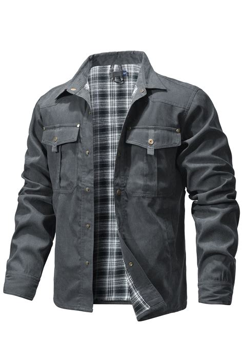Shop Plaid and Checked Flannel Jackets for Men & Women