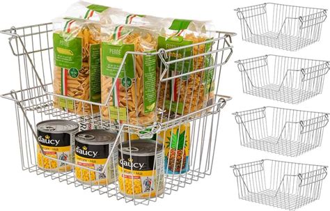 Amazon.com: freezer baskets stackable
