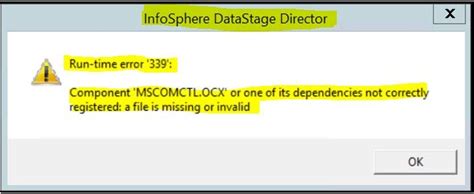 Image result for RuntimeError 339 Mscomctl.ocx