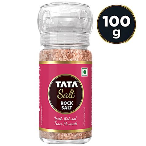 Buy Tata Salt Rock Salt Crusher - Pink 100 gm Online at Best Price. of ...