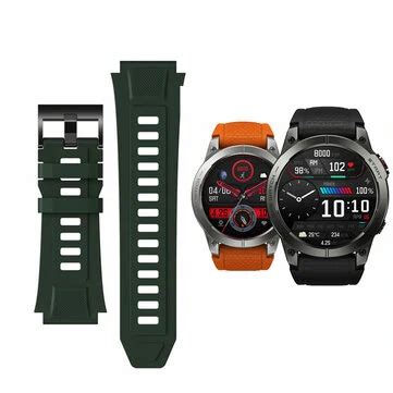 Original zeblaze 22mm silicone replacement strap for zeblaze smart ...