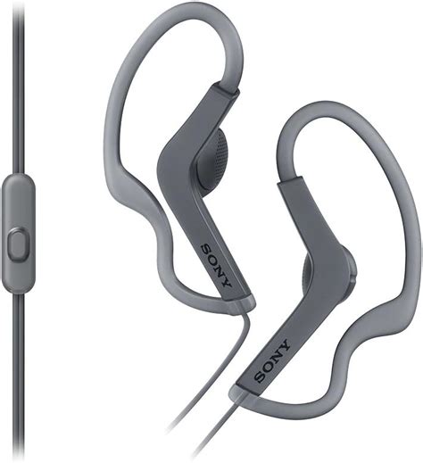 Sony MDR-AS210AP Sports In-Ear Splashproof Headphones with In Line Mic ...