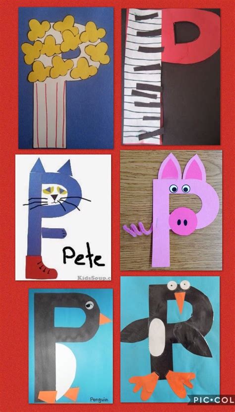 Pin by Deja Drakes on Activities for kids | Letter p crafts, Alphabet ...
