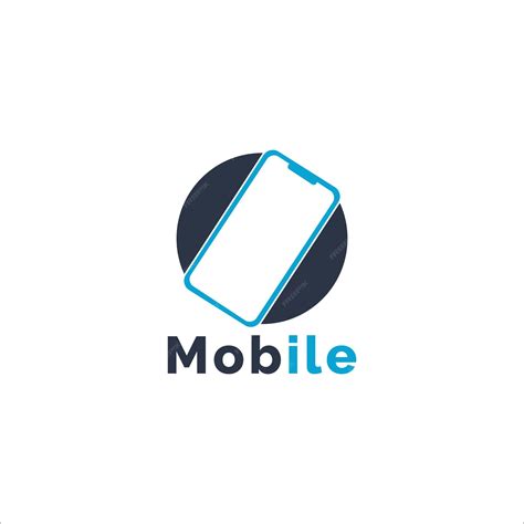 Premium Vector | Mobile logo design vector templet