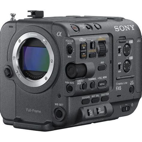 Buy Sony FX6 Full-Frame Cinema Camera Body Only at Lowest Price in India