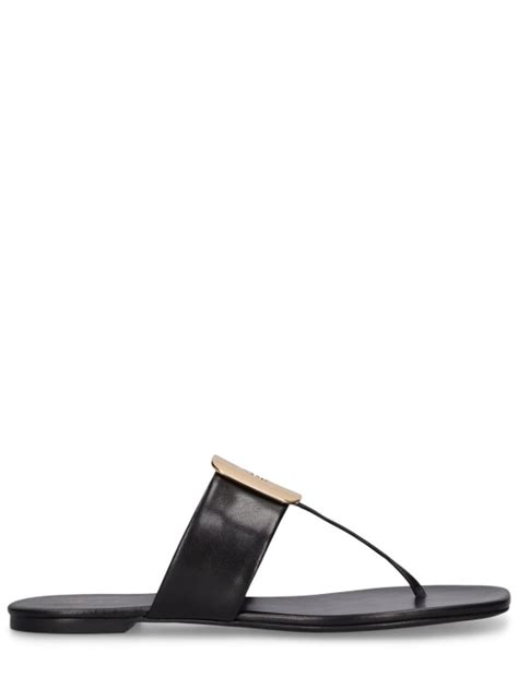 10mm georgia leather thong sandals - Tory Burch - Women | Luisaviaroma