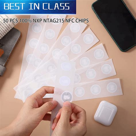 Ntag 213 NFC Tags Sticker Usable Capacity:144, 13.56 MHZ ISO 14443A ...