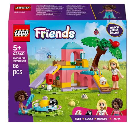 Buy LEGO Friends Guinea Pig Playground Pretend-Play Building Kit 42640 ...