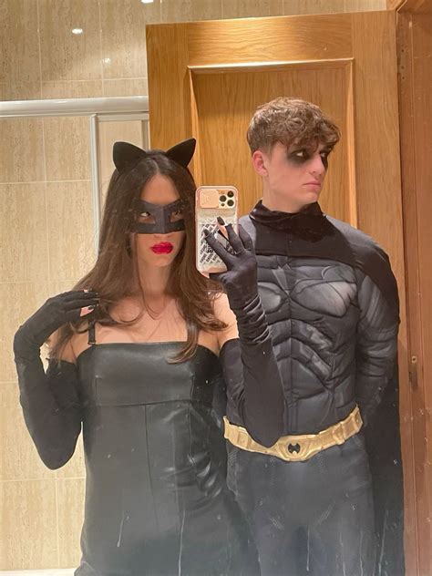 Batman and Catwoman costume / Disfraz Batman y Catwoman / Halloween en ...