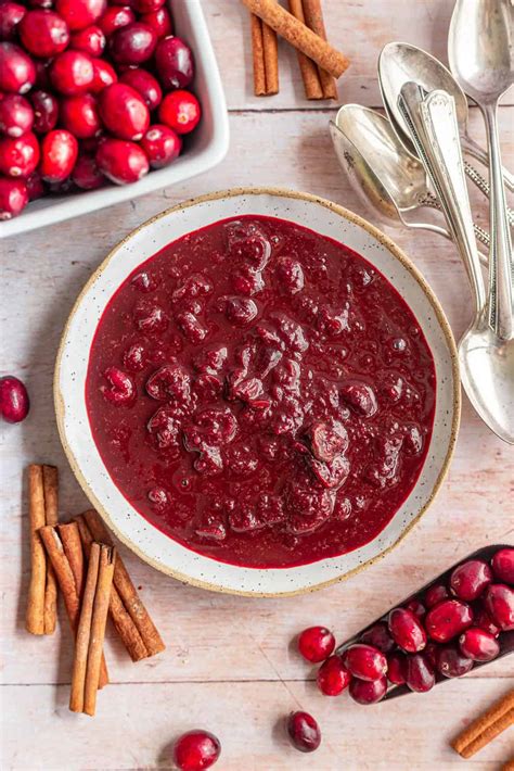 Refined Sugar Free Cranberry Sauce - At Elizabeth's Table