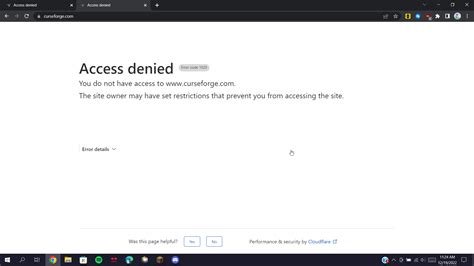Image result for Curforge Error