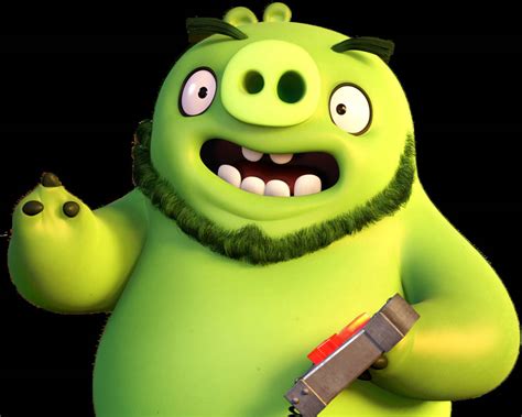 Download Green Pig From The Angry Birds Movie Wallpaper | Wallpapers.com