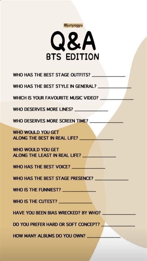 Free printable bts trivia quiz with answer key – Artofit