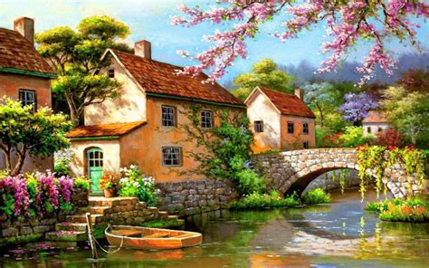 Beautiful Village Wallpapers - TopHinhAnhDep